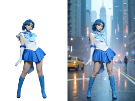 【案例】人物换背景（2）