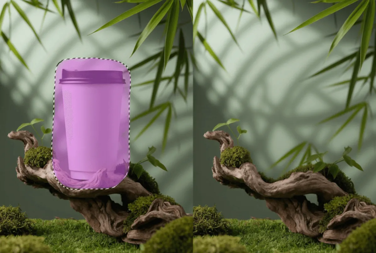 选区消除 AI处理后