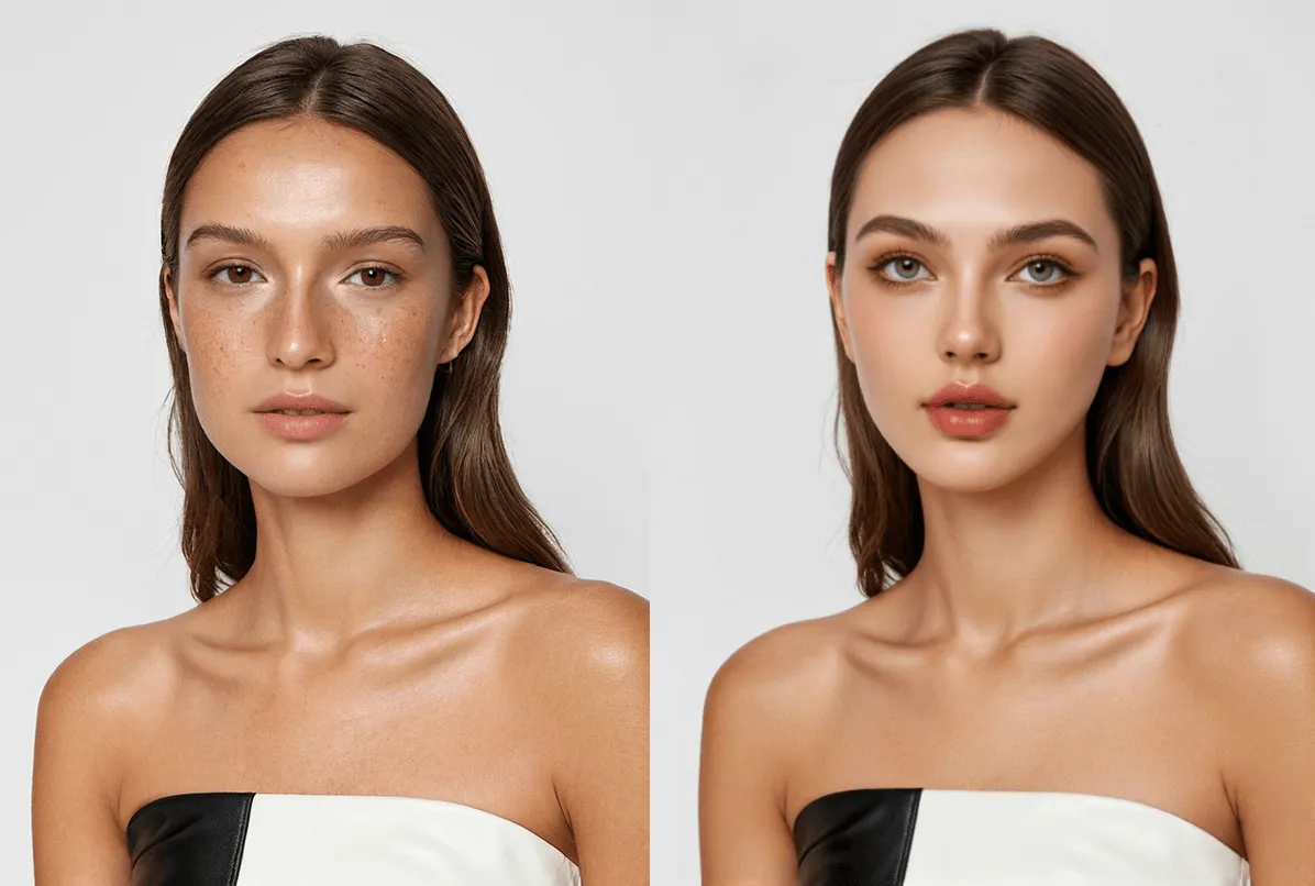 一键换脸 示例效果